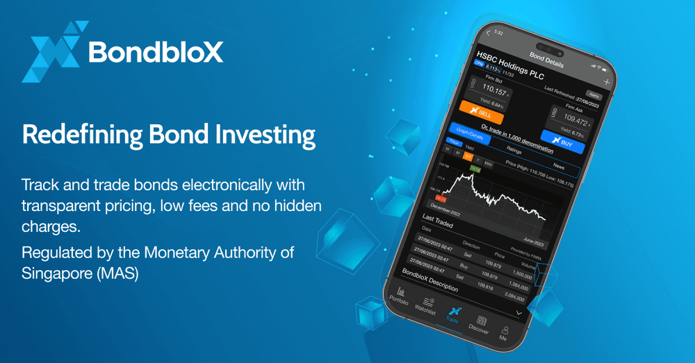 BondbloX Launches Asia’s First Bond Trading Platform for Individual Investors